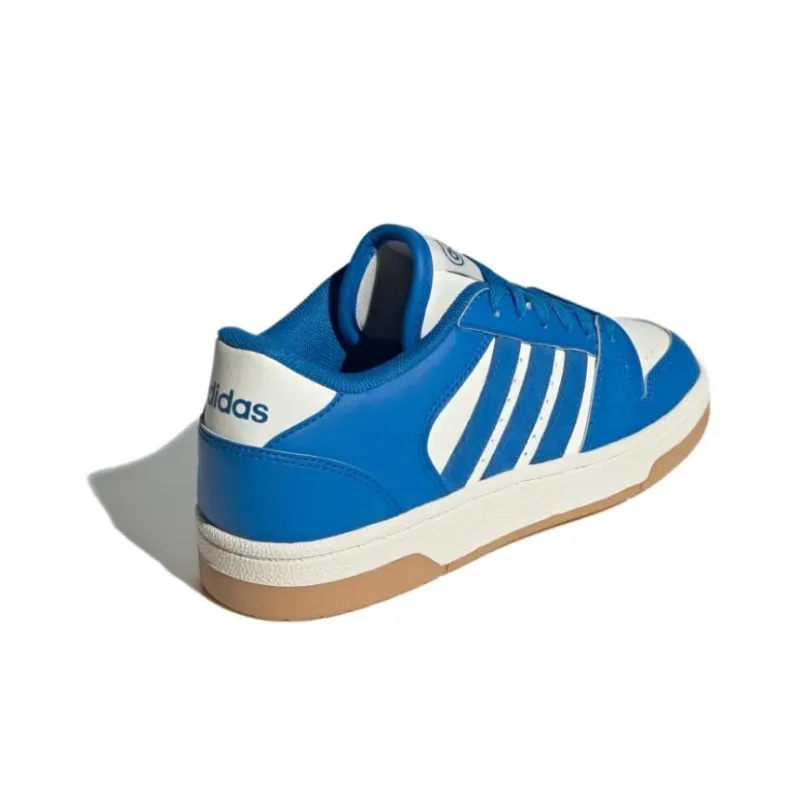 Adidas BREAK START Slip Resistant, Abrasion Resistant, Breathable Low Top Children's Basketball Shoes Blue Teenagers-3