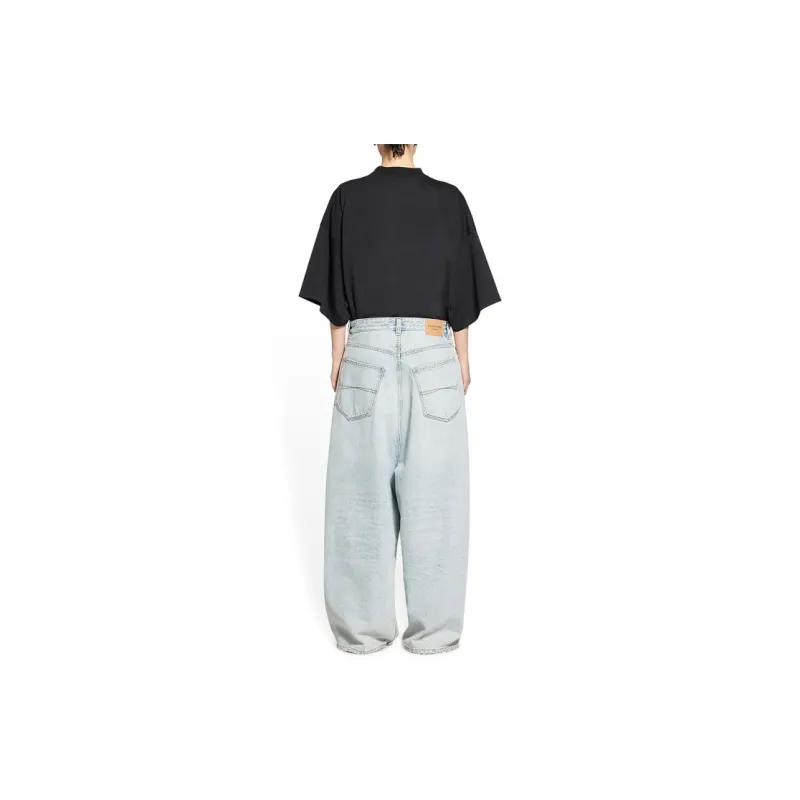 Balenciaga Jeans Loose Fit Women's Blue-3