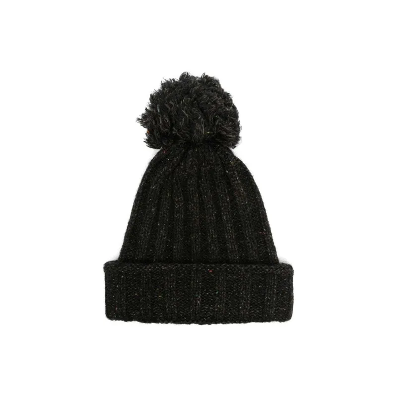 Yohji Yamamoto Chunky Ribbed Knit Beanie Hat-1