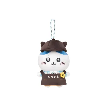 Chiikawa Hachiware Coffee Shop Employee Mascot Dolls Plush Pendant 13cm Height