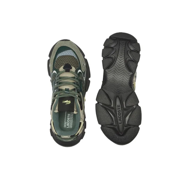 LACOSTE Wear Resistant Low Top Casual Shoes Women's Dark Green-4