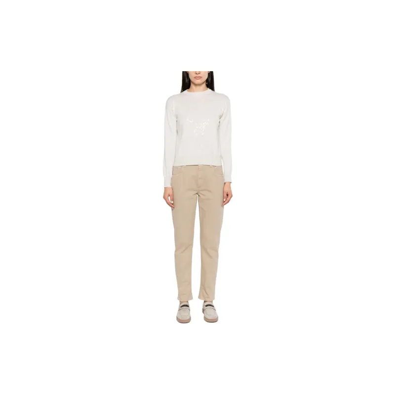 Brunello Cucinelli Sequin embellished Wool Jumper-6