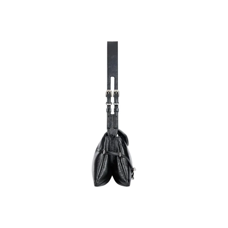 GIVENCHY Voyou Calfskin Handbag, Shoulder Bag Small Size Women's Black-1