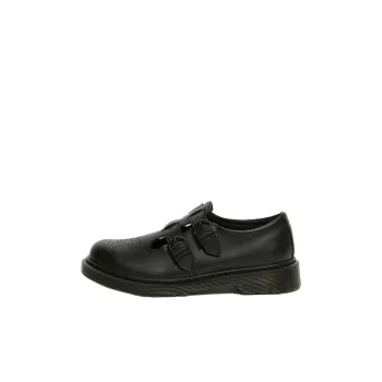 Dr.Martens 8065 Kids' Leather Shoes Black Kids'