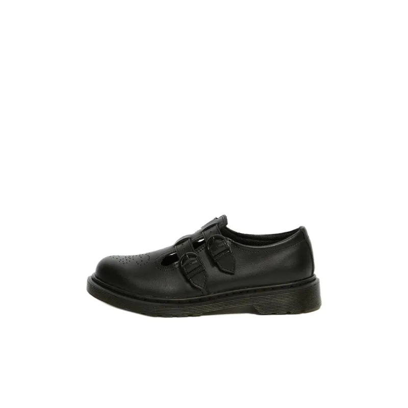 Dr.Martens 8065 Kids' Leather Shoes Black Kids'-0