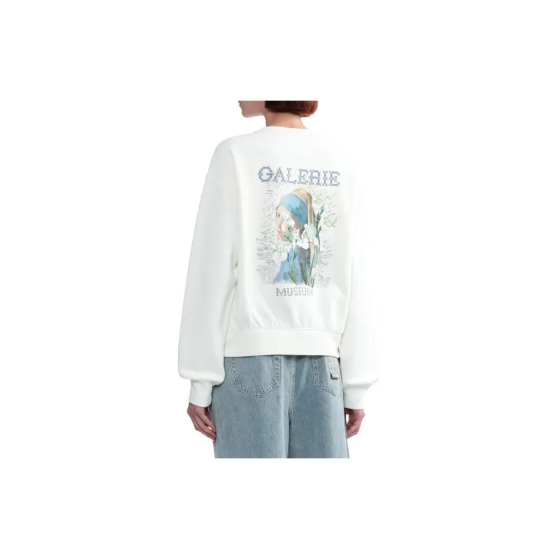 MUSIUM DIV Logo patch Cotton Sweatshirt-8