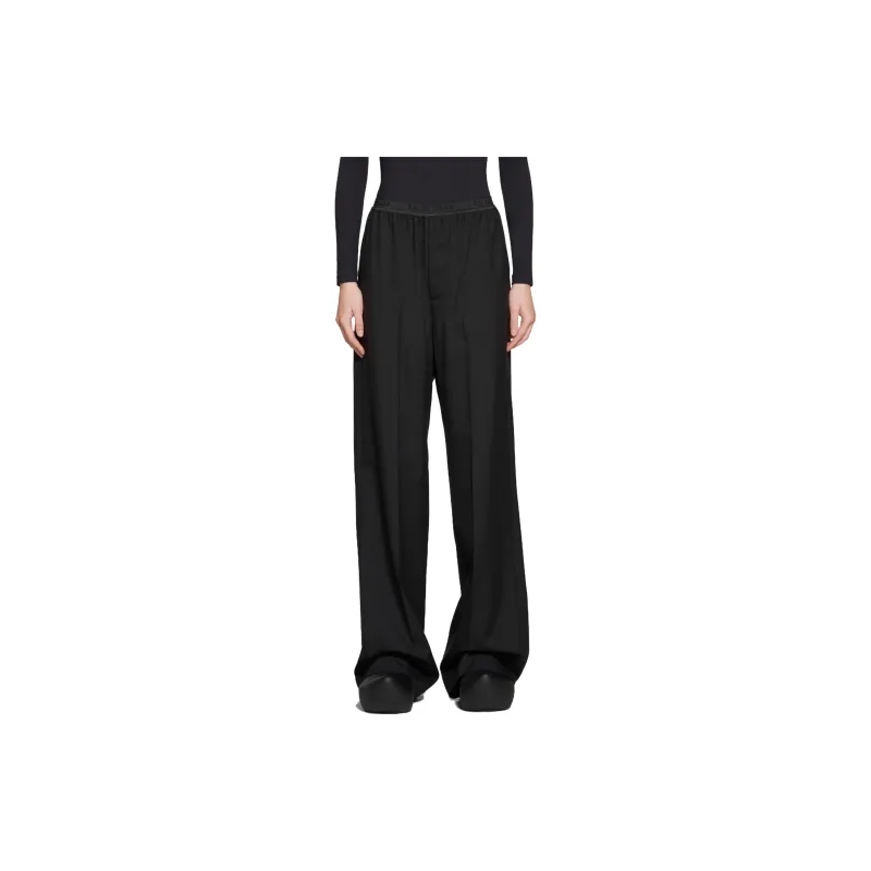 Balenciaga Elastic Pants 'Black'-2