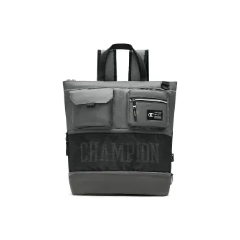 Champion Fabric Backpack Tubas Unisex Coffee Bean Gray
