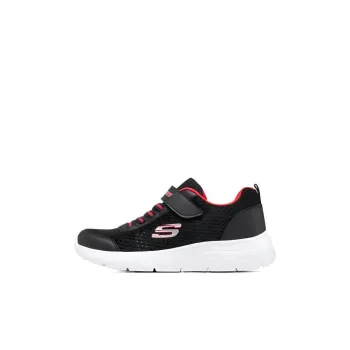 Skechers Arch Fit Cushioning Wear-Resistant Low-Top Kids' Running Shoes Black Red Kids'