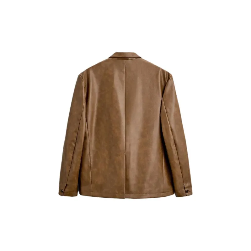 ZARA Business Suits Men Brown-1