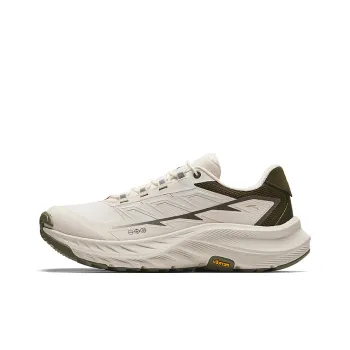 Anta Explore The Wilderness Cushioning, Slip Resistant, And Abrasion Resistant Low Top Running Shoes Men's Beige Brown
