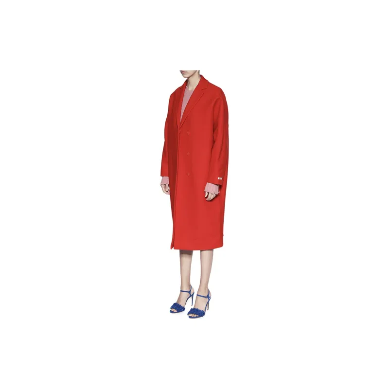 MSGM Coats Women's Red-3