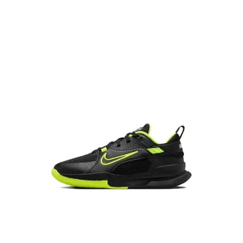 Nike Crosscourt Slip Resistant Cushioning Breathable Low Top Children's Basketball Shoes Black Green Kids'
