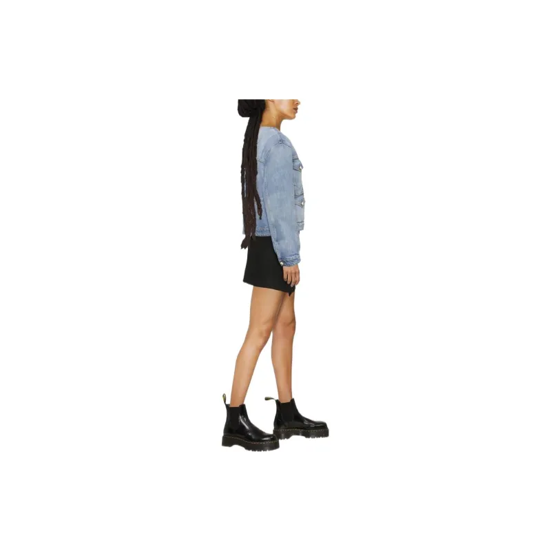 PINKO Denim Jacket Women's Blue-3