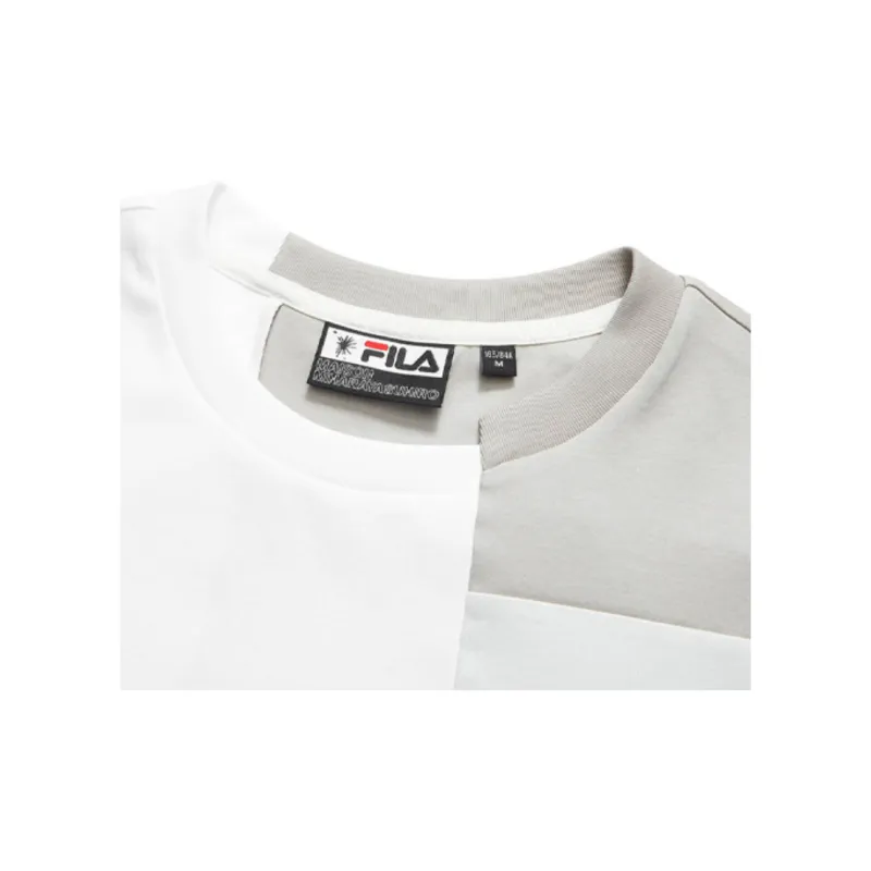 FILA Set in Sleeve T Shirt Women's Gray-2