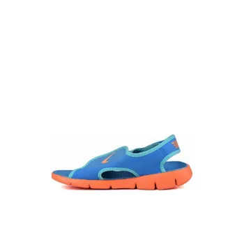 Nike Sunray Adjust 4 Anti Slip Wear Resistant Children's Sandals Blue Orange Kids'