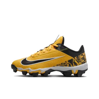 Nike Vapor Edge Shark 2 Cushioning Wear-Resistant Low-Top Kids' Soccer Shoes Orange Black Teenagers