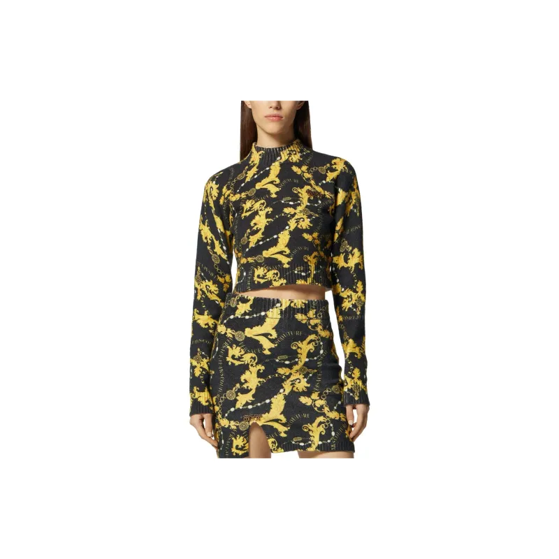 VERSACE Sweaters Women's Black-2