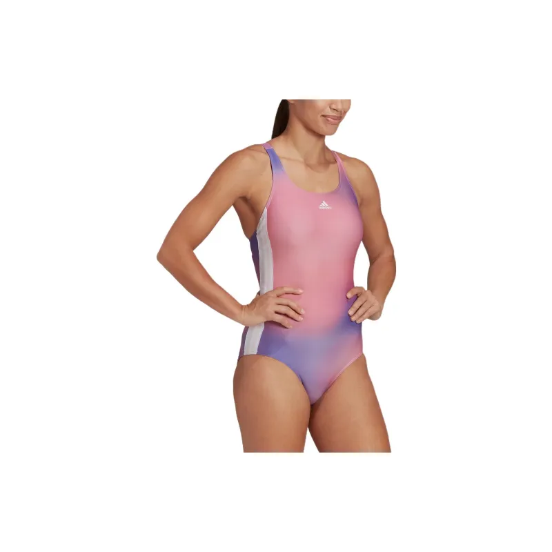 Adidas One piece Swimsuit Women's Pink-4