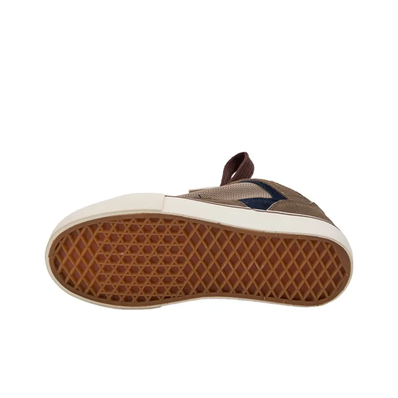 MINGKUANG Streetwear Earthy Maillard Style, Box Anti Slip Wear Resistant Low Top Skateboard Shoes Unisex-11