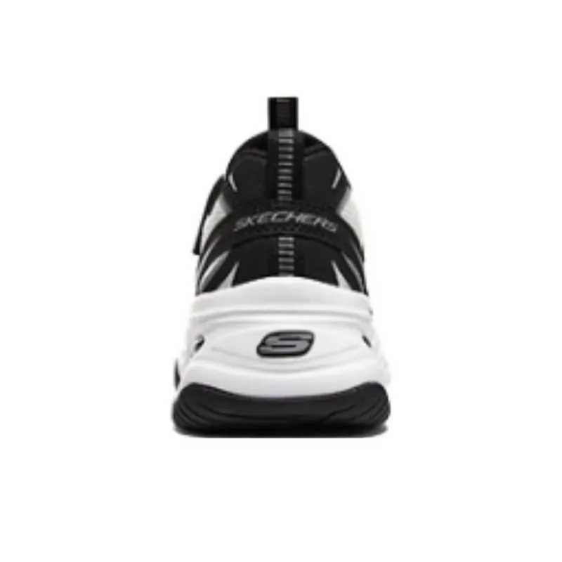 Skechers Cushioning Wear-Resistant Kids Platform Sneakers Black White Kids'-4