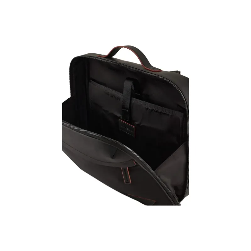 EMPORIO ARMANI Polyurethane Handbag Briefcase Men's Black-3