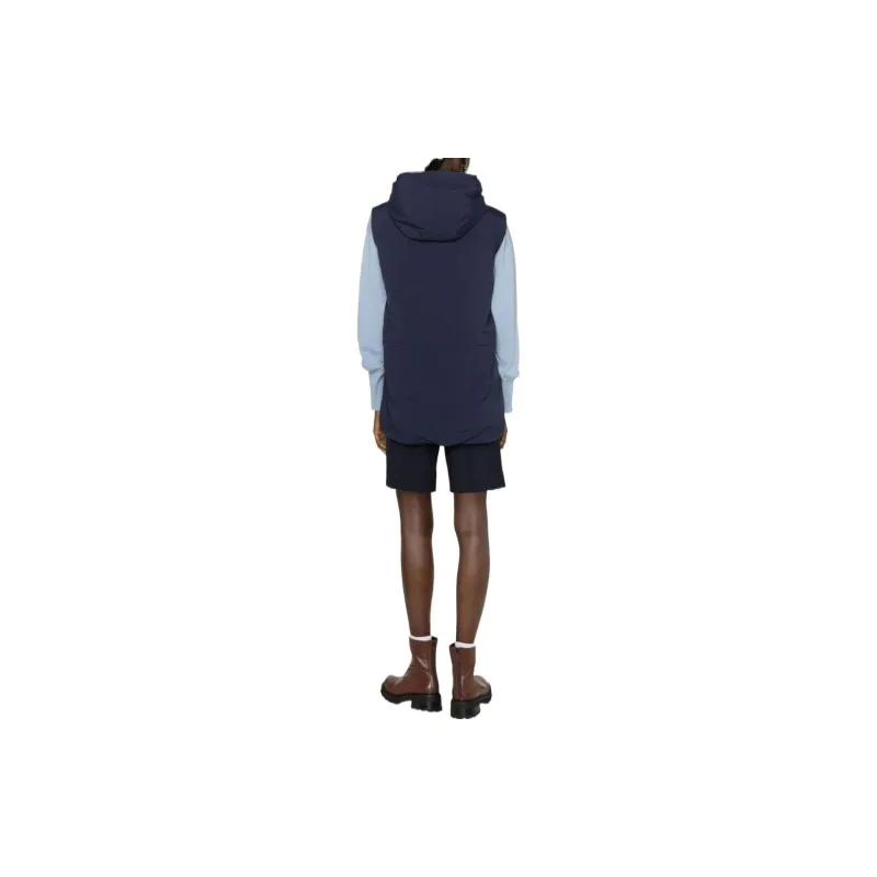 JIL SANDER + Chaleco Zip Up Hooded Gilet-2