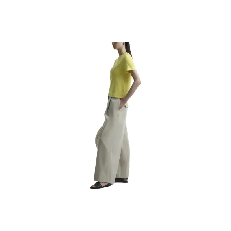 COS T Shirts Women's Yellow-4