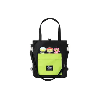 Disney Canvas Shoulder Bag Regular Women's Black Green