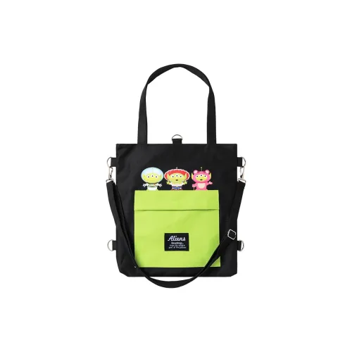 Disney Canvas Shoulder Bag Regular Women's Black Green