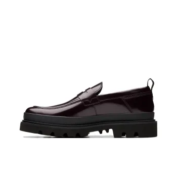 Clarks Loafers Men Burgundy