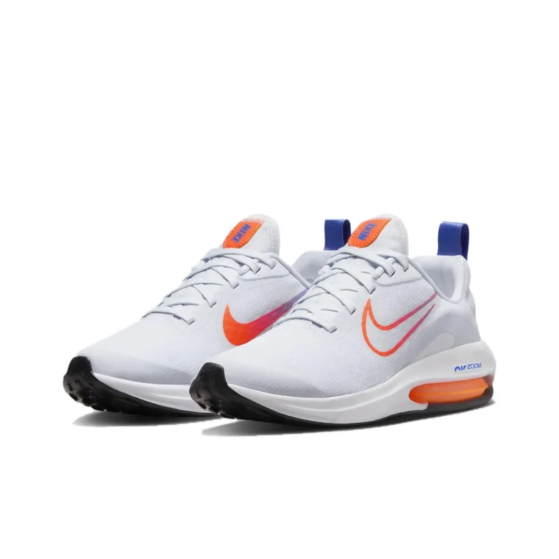 Nike Air Zoom Arcadia 2 Anti Slip Wear Resistant Low Top Kids' Running Shoes Gray Orange Unisex-3
