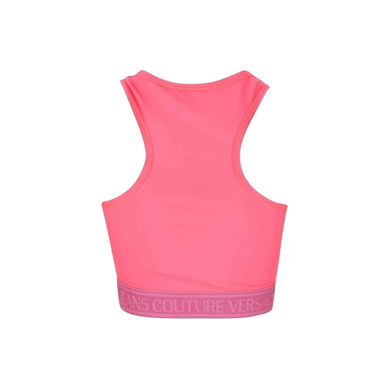 VERSACE JEANS Logo Underband Racerback Top-1