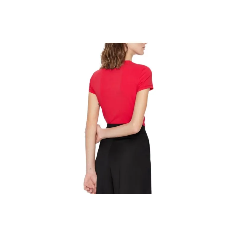 ARMANI EXCHANGEAE FW22 T-Shirt Women's Red-2