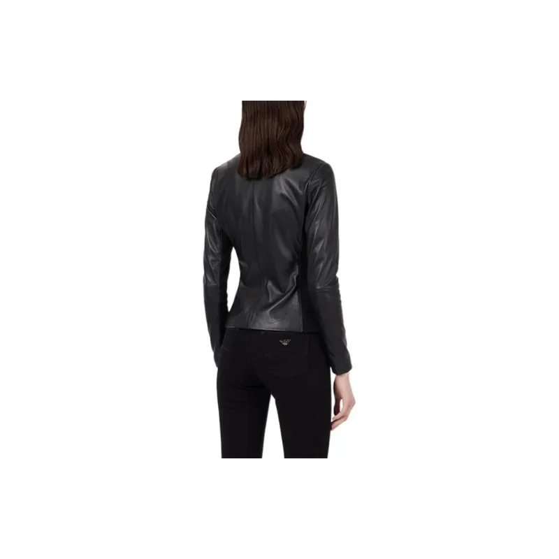 EMPORIO ARMANI Zipped Biker Jacket-2