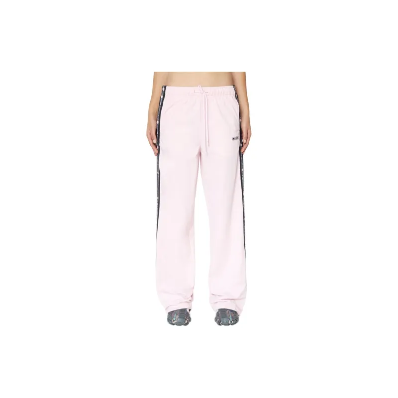 DIESEL Knitted Sweatpants Women's Pink-1