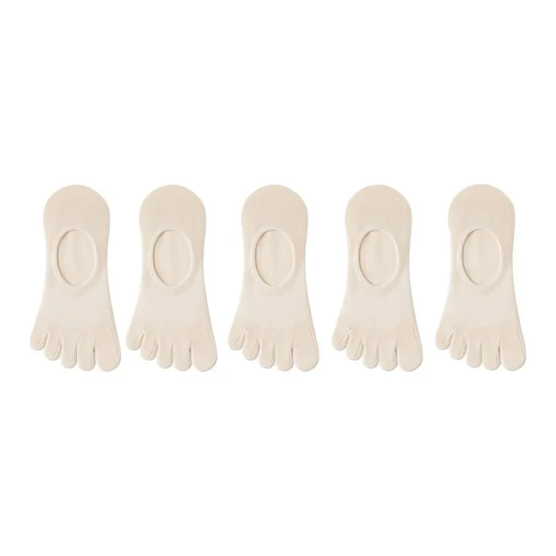 ROBINHOOD No Show Socks Women's 5 Pack-16