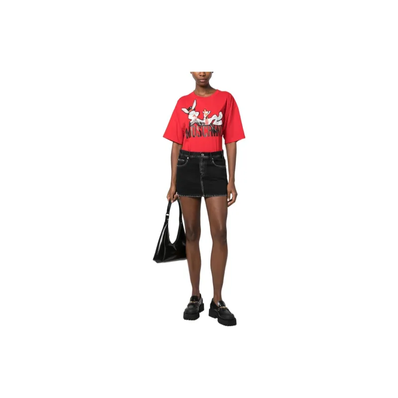 MOSCHINO T Shirts Women's Red-2