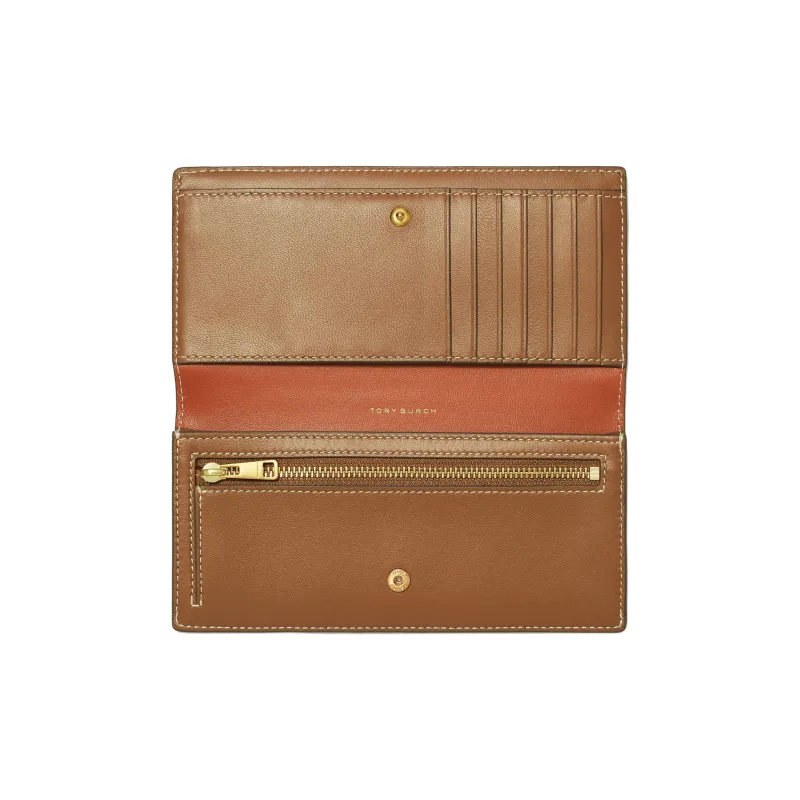 TORY BURCH Calfskin Wallet Women's Black-2