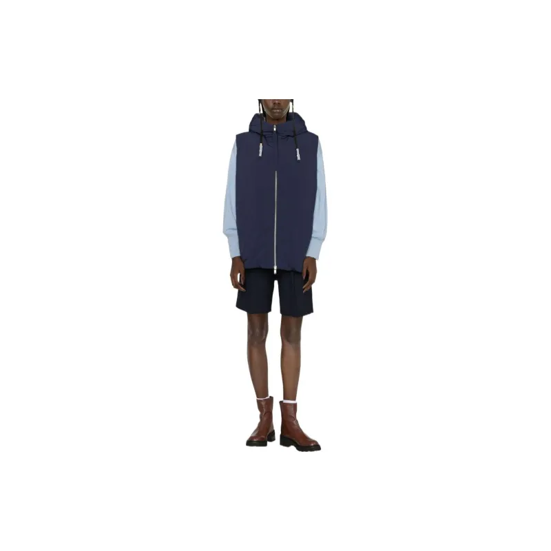 JIL SANDER + Chaleco Zip Up Hooded Gilet-1