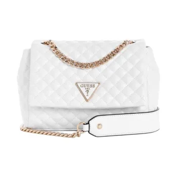 GUESS Polyurethane Portable Crossbody Bag Shoulder Bag Mini Women's White