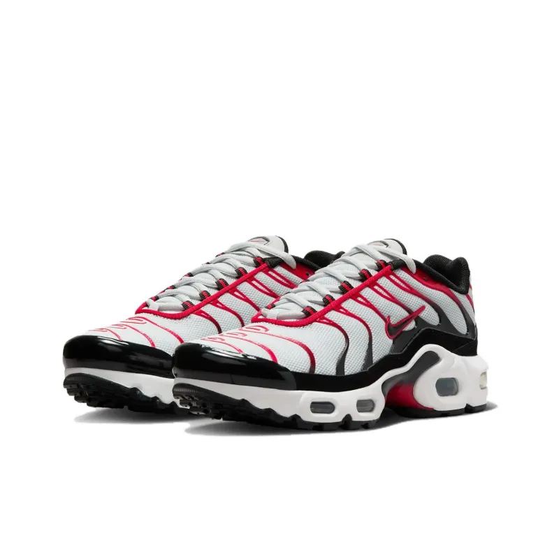 Nike Air Max Plus GS 'Pure Platinum University Red'-2