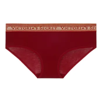 Victoria's Secret LOVE CLOUD Underpants Women's 1 Pack Velour Red Brown