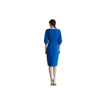 ROEYSHOUSE Short Sleeved Dresses Women's Klein Blue