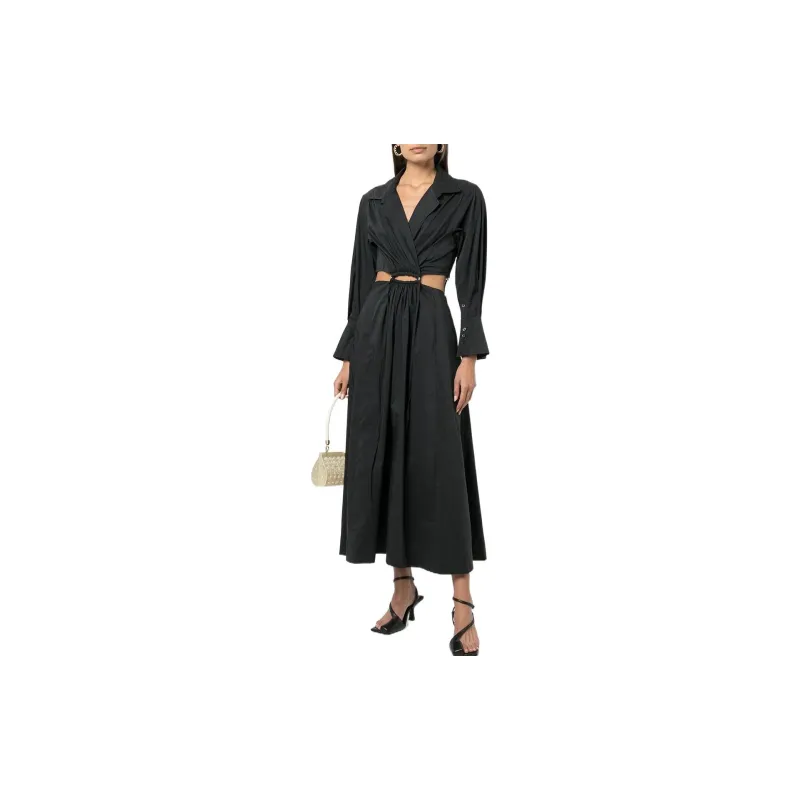 MICHAEL KORS Long-Sleeved Dresses Women's Black-1