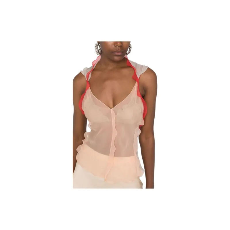 FENDI T-Shirts Women's Dusty Pink-2