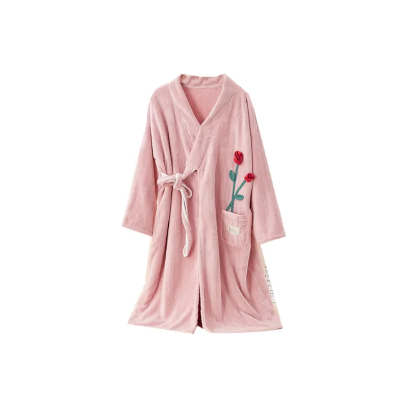 Yalu Women's Bath Robes-0