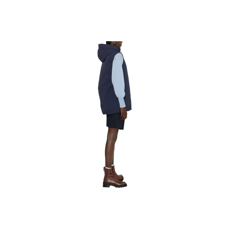JIL SANDER + Chaleco Zip Up Hooded Gilet-3