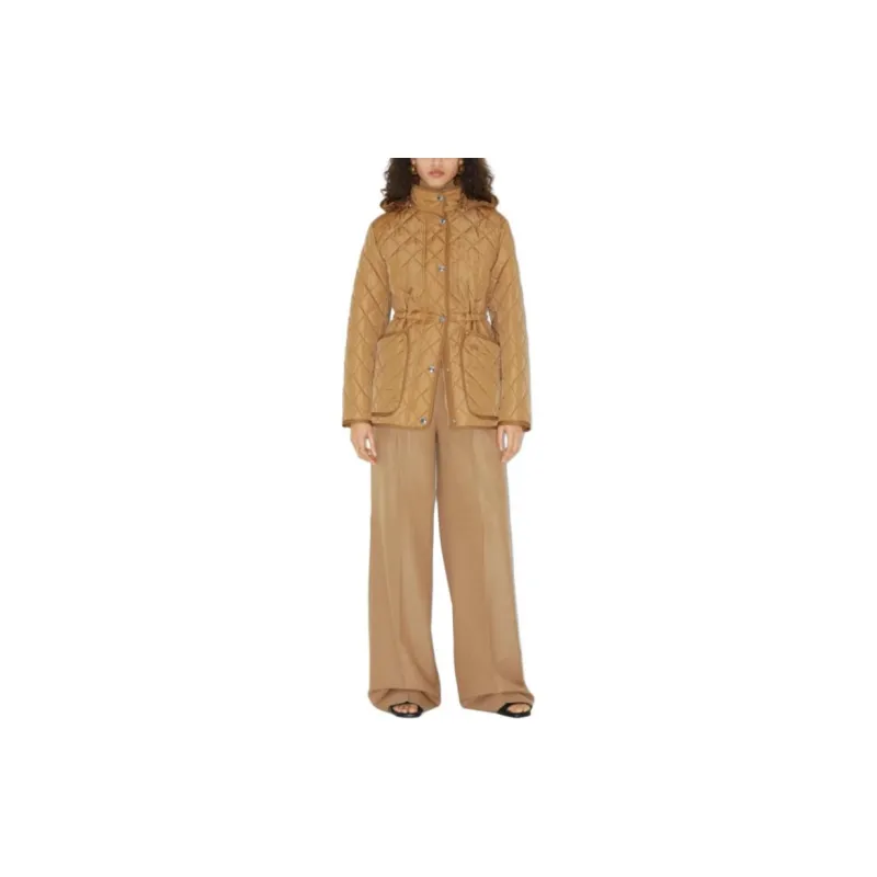 Burberry Diamond Quilted Drawstring Waist Hooded Jacket-3