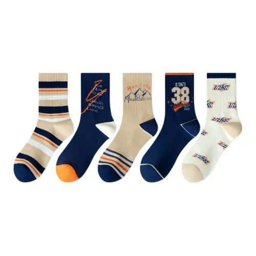 ROBINHOOD Mid Calf Socks Men's 5 Pack